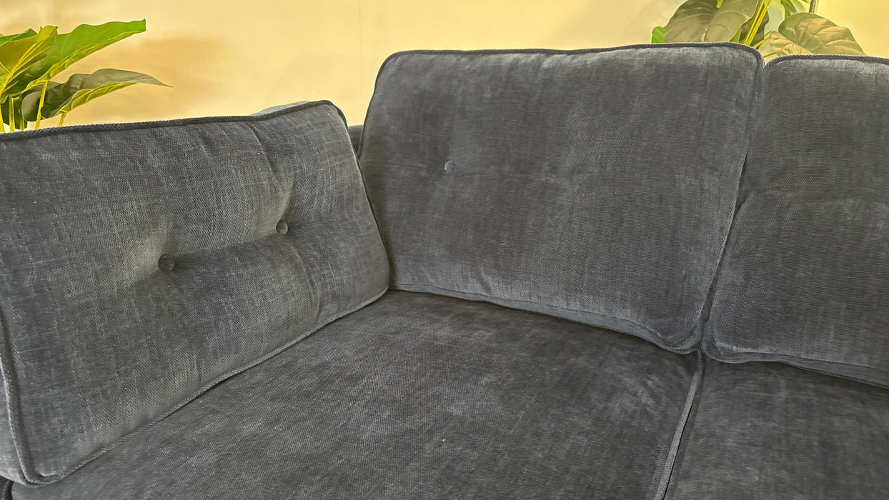 Sofology Cricket Fabric 2 Seater in Navy All Over