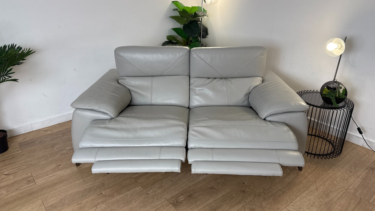 DFS Caldo 2 Seater Sofa Recliner In New Club Misty