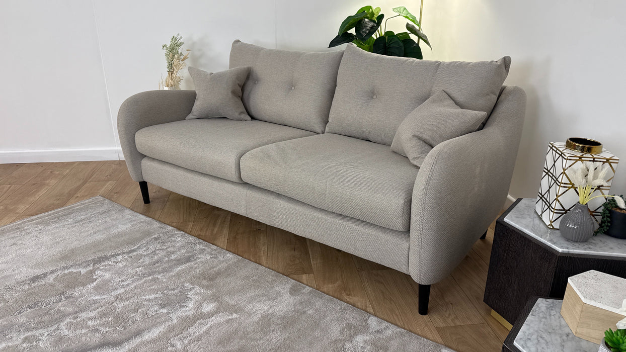 Sofology Ambleside Fabric 3 Seater in Bentley Taupe