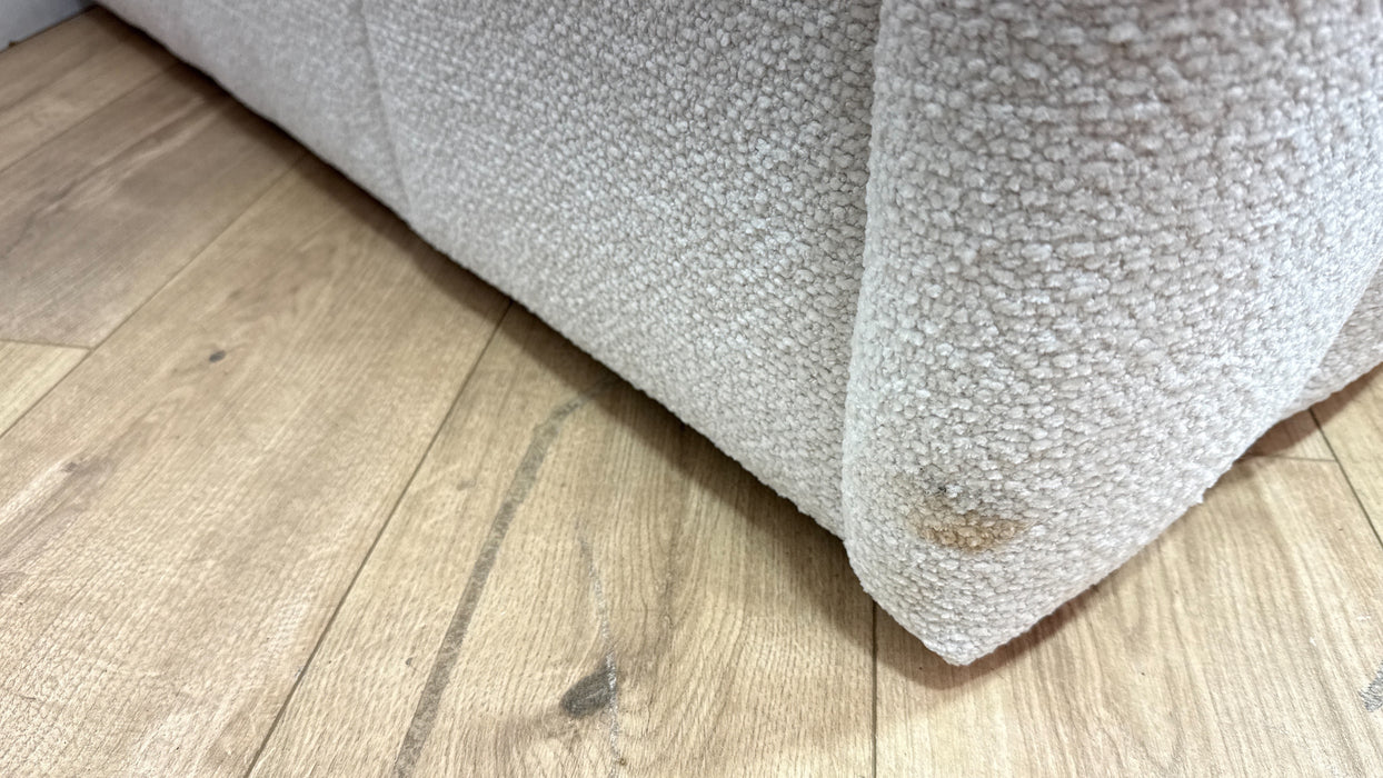 Sofology Westwood Fabric 4 Seater No Trim in Soft Boucle Ecru