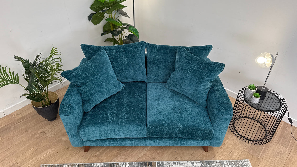 Midland Hill 2 Seater - Fabric Sofa - Meridian Teal All Over