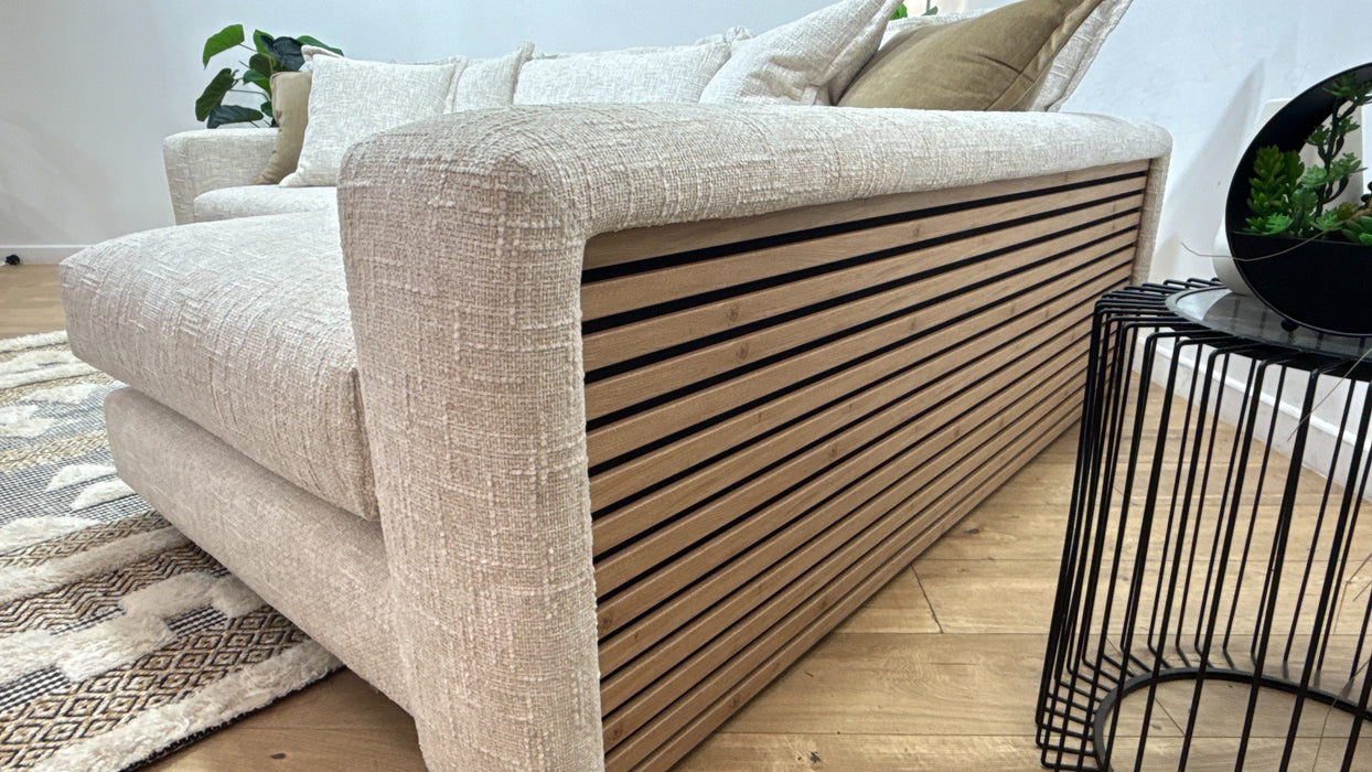 Sofology Cove 4 Seater Chaise in Odyssy Afterglow