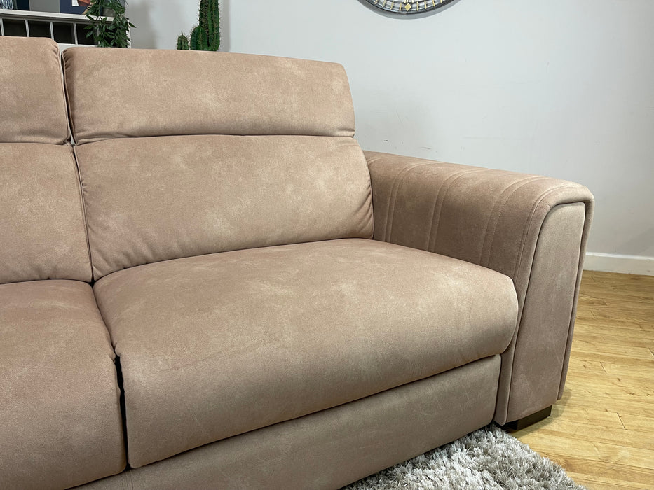 Mason 3 Seater Lifestyle Flecked Sand Fabric (WA2)