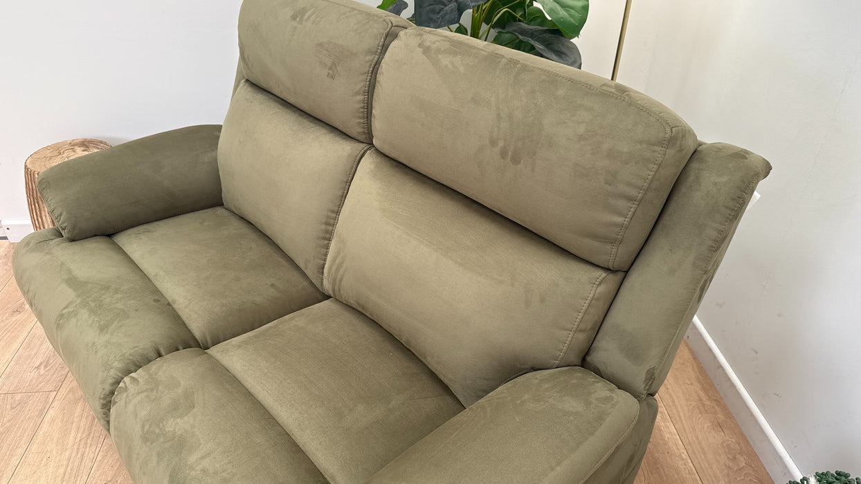 Sofology The Gracie 2 Seater Fabric Sofa in Lifestyle Plush Olive