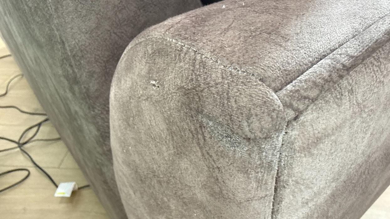 Sofology Hackney Fabric 3 Seater Memory Foam Seats in Lifestyle Dapple Mocha Mix