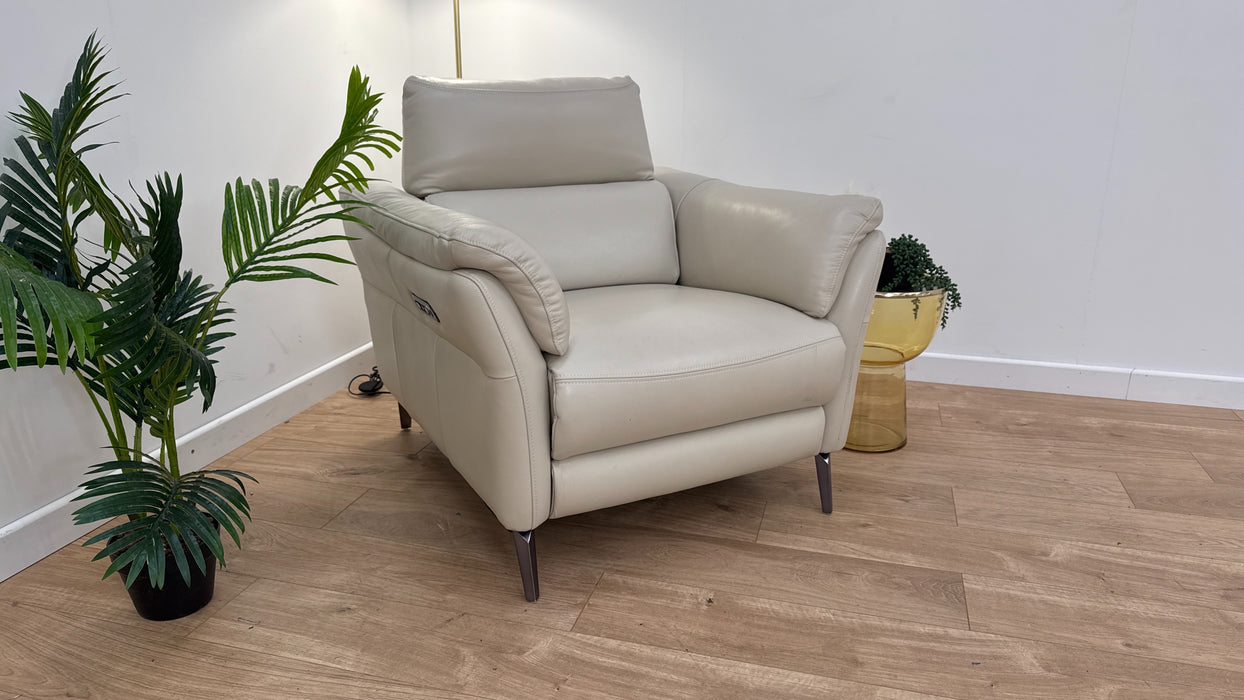 Missouri 1 Seater -  Power Reclining Chair - Bone China