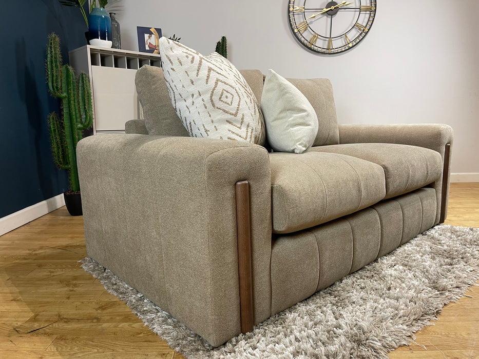 Soho 2 Seater Sofa Micro Boucle Mink / Natural Mix Fabric (WA2)