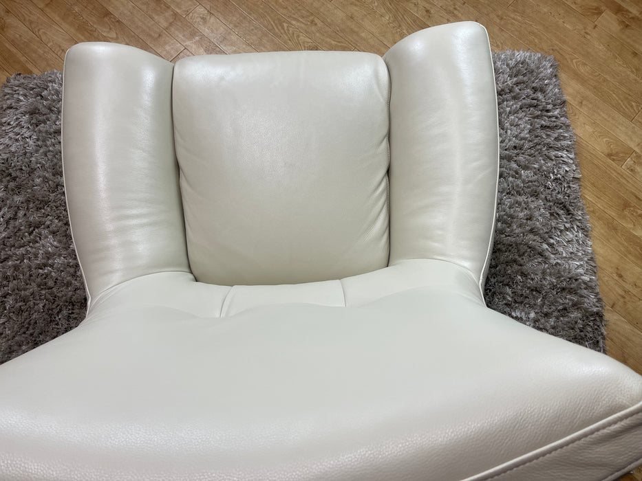 Missouri Bone China Leather Swivel Chair (WA2)