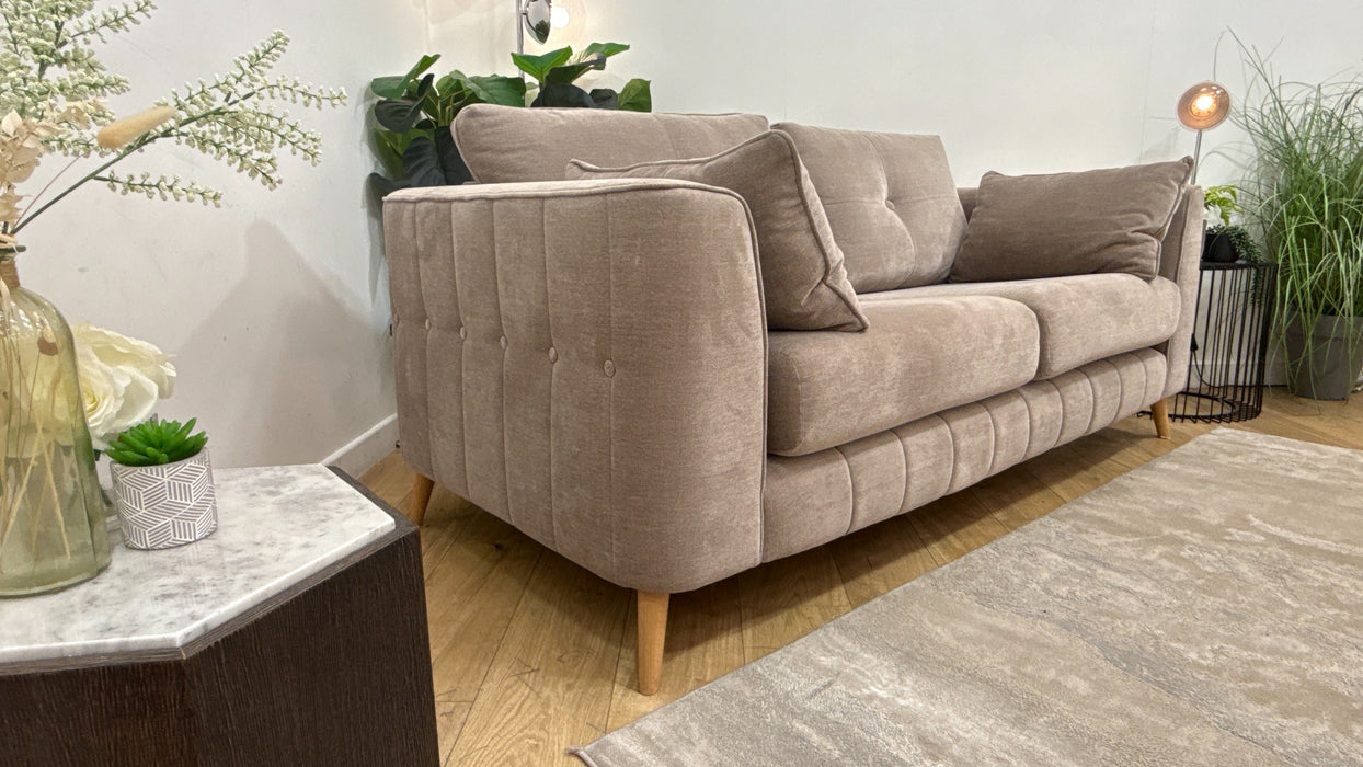 Sofology Remy 3 seater in Soft Chenille Wicker All Over