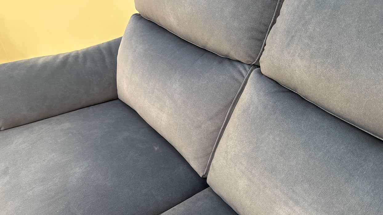 Sofology The Arlo Fabric 2 Seater Power Recliner in Lifestyle Flecked Navy