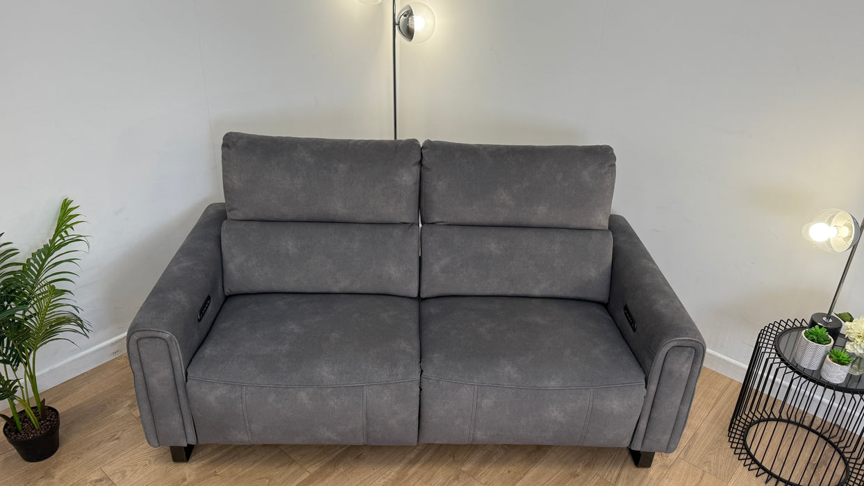 The Ravello 2.5 Seater - Lifestyle Flecked Fabric Charcoal