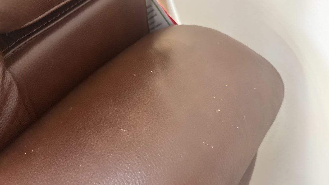 Sofology Marvella Leather 3 Power Recliner in Chocolate