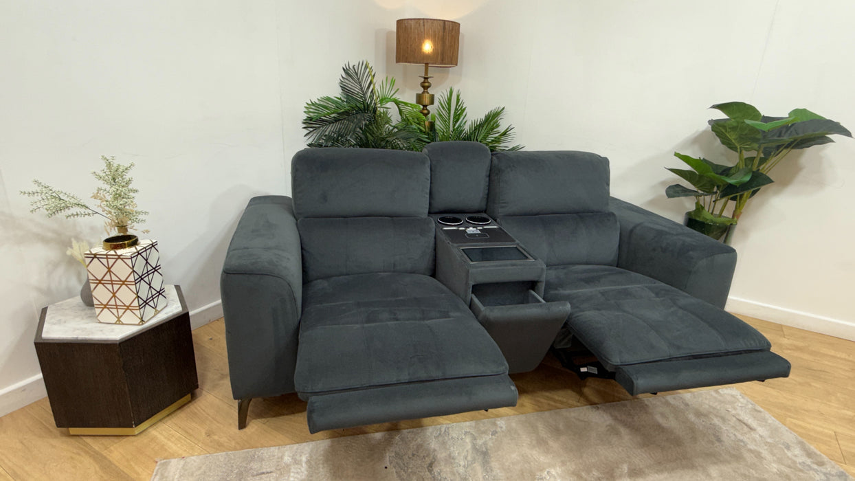 DFS Visionary Large 2 Seater Power Plus Recliner/ Headrest/ Heated Seats