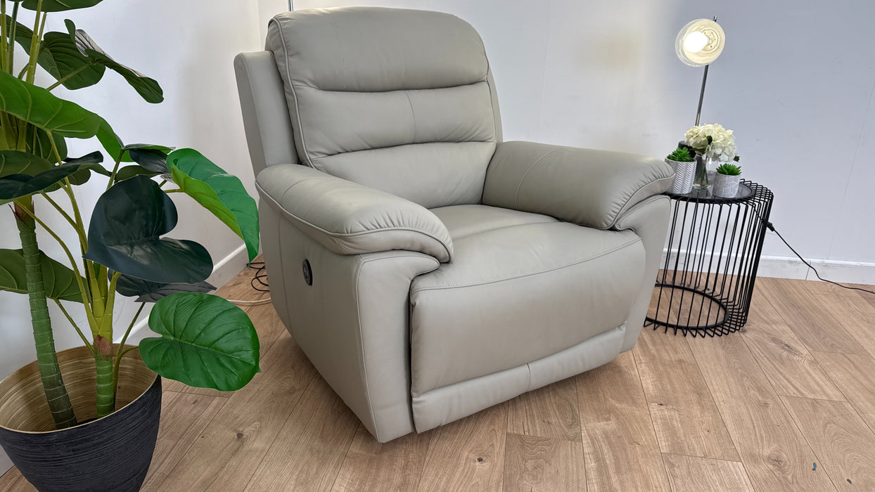 Unika  - Leather Power Recliner Chair