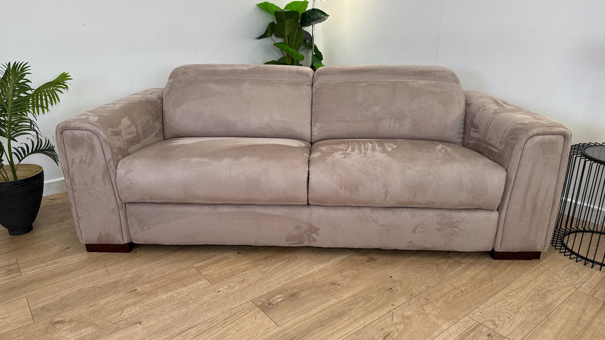 Sofology The Mason 3 Seater Fabric Sofa in Lifestyle Plush Nutmeg