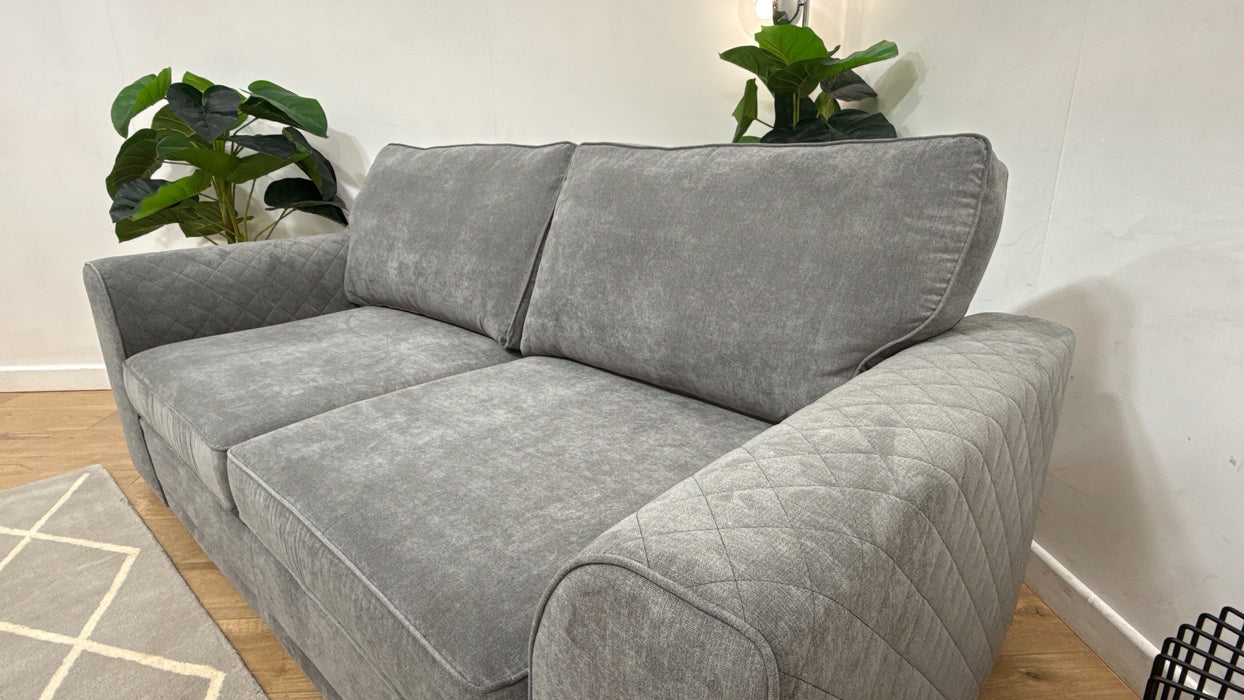 DFS Orka 3 Seater Fabric Sofa in Graphite