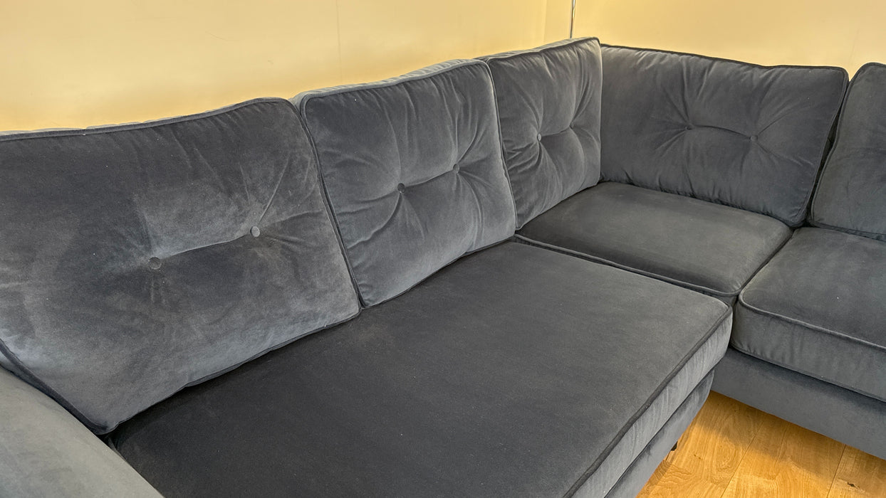 Zinc 2 Corner 2 - Fabric Sofa - Chenille Denim