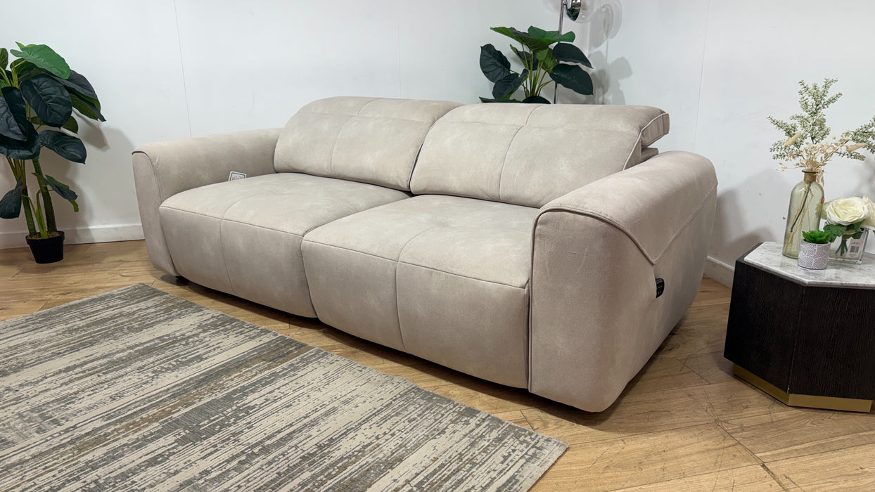 Sofology Riviera Fabric Motion Chaise in Lifestyle Flecked Ivory