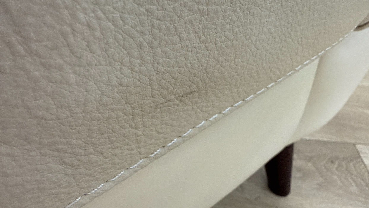 Sofology Fellini Leather Chair Hampshire Cream