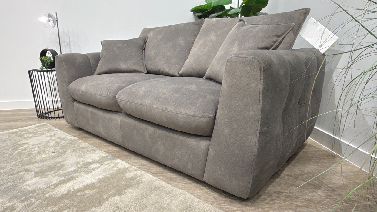 Sofology Hudson Fabric 2 Seater in Lifestyle Flecked Mocha
