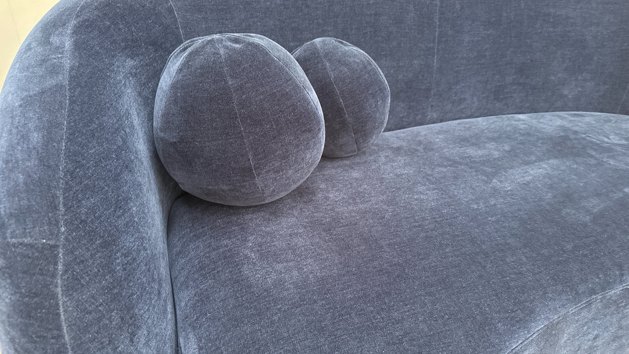 Sofology The Dalston 3 Seater Sofa in Soft Chenille Navy Limited Edition