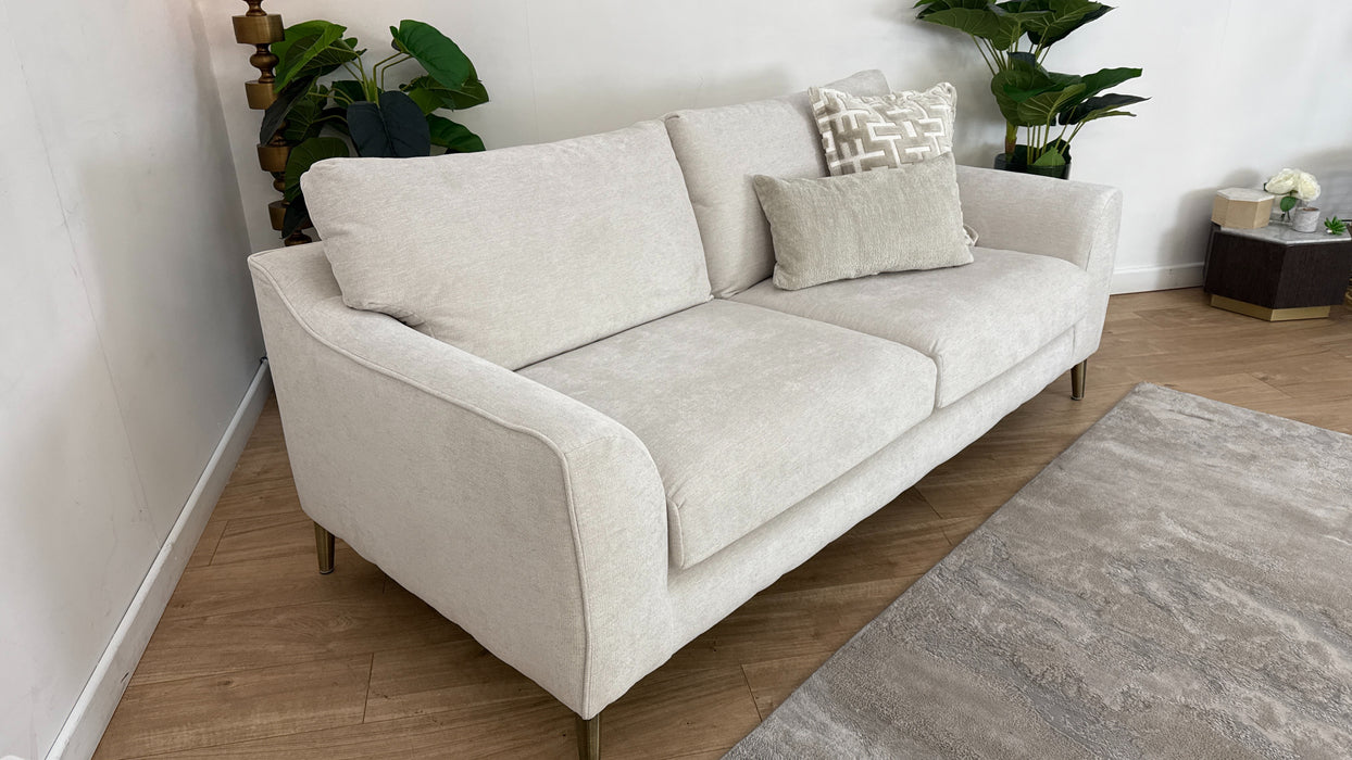 Sofology Mayfair Fabric 3 Seater in Linen Look Chenille Mist