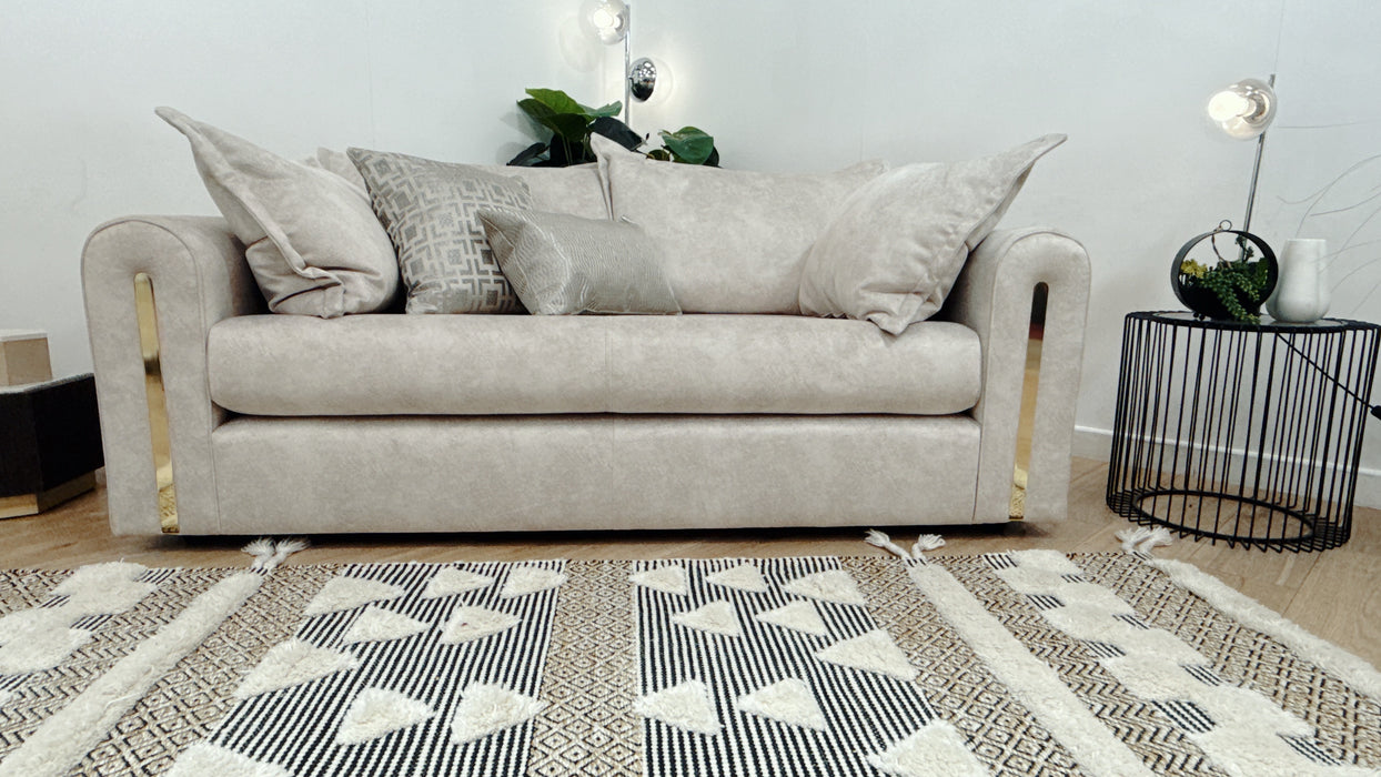 Sofology Savoy Fabric 2 Seater in Lifestyle Dapple Fabric Marble Mix