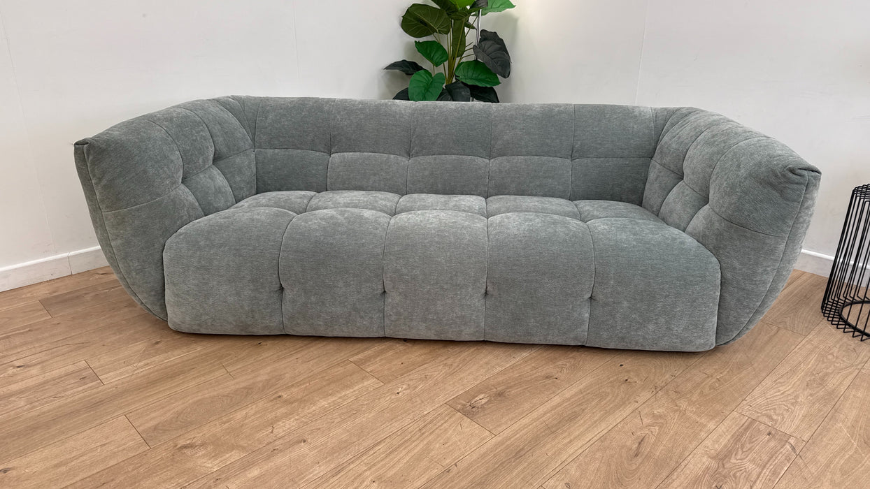 Lunar Fabric 3 Seater in Dali Seafoam
