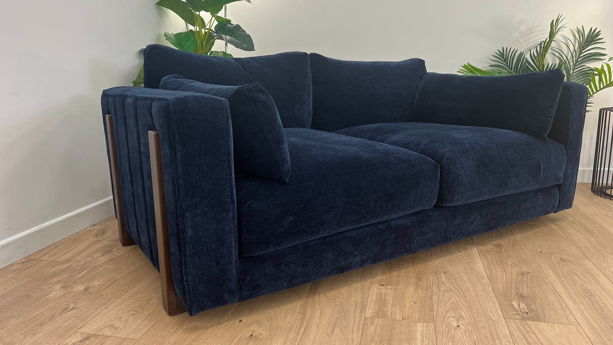 Brantwood 3 Seater - Fabric Sofa - Antique Navy