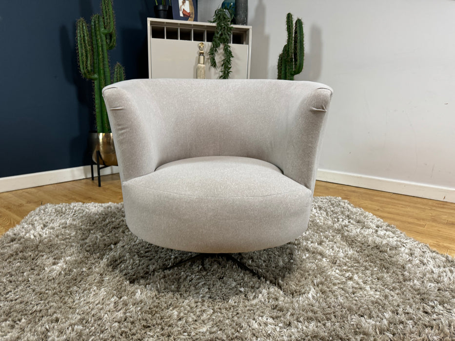 Islington Swivel Chair Nordic Mink Fabric (WA2)