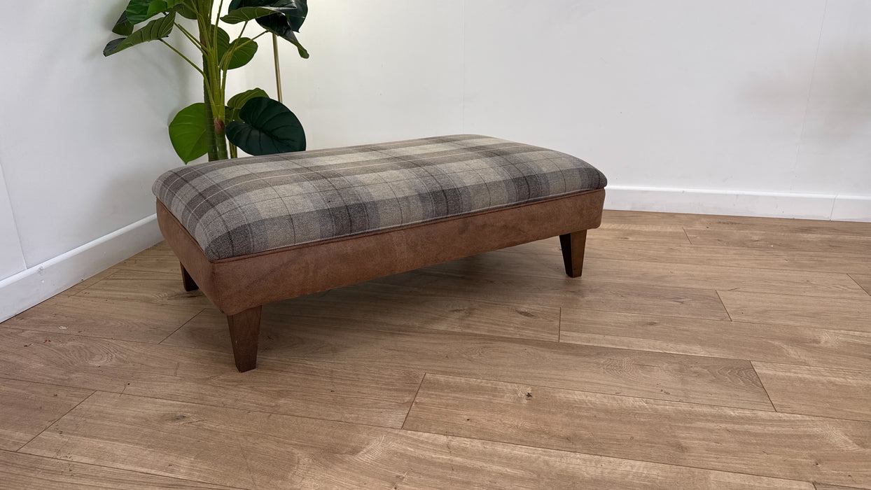 DFS The Alaska Footstool in Brown Combination