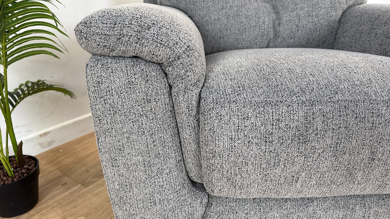 Millar 1 Seater - Fabric Manual Recliner - Grey