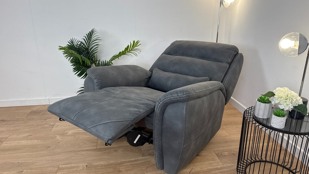 Ledger Power Recliner Fabric Chair