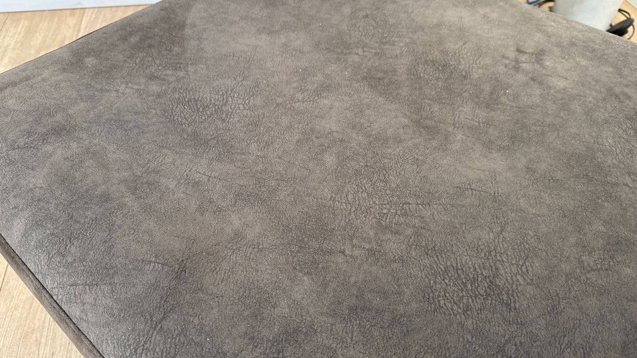 Sofology The Hackney Footstool in Dapple Olive Green All Over