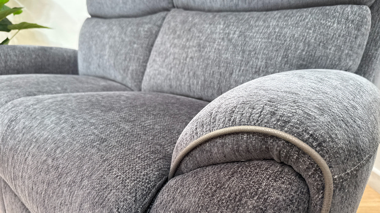 DFS Forster Express Fabric 2 Seater Recliner in Grey