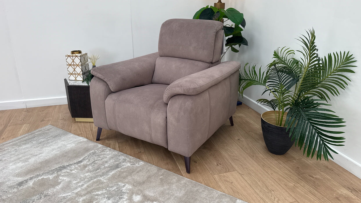 Sofology Fabric Recliner Chair in Nutmeg