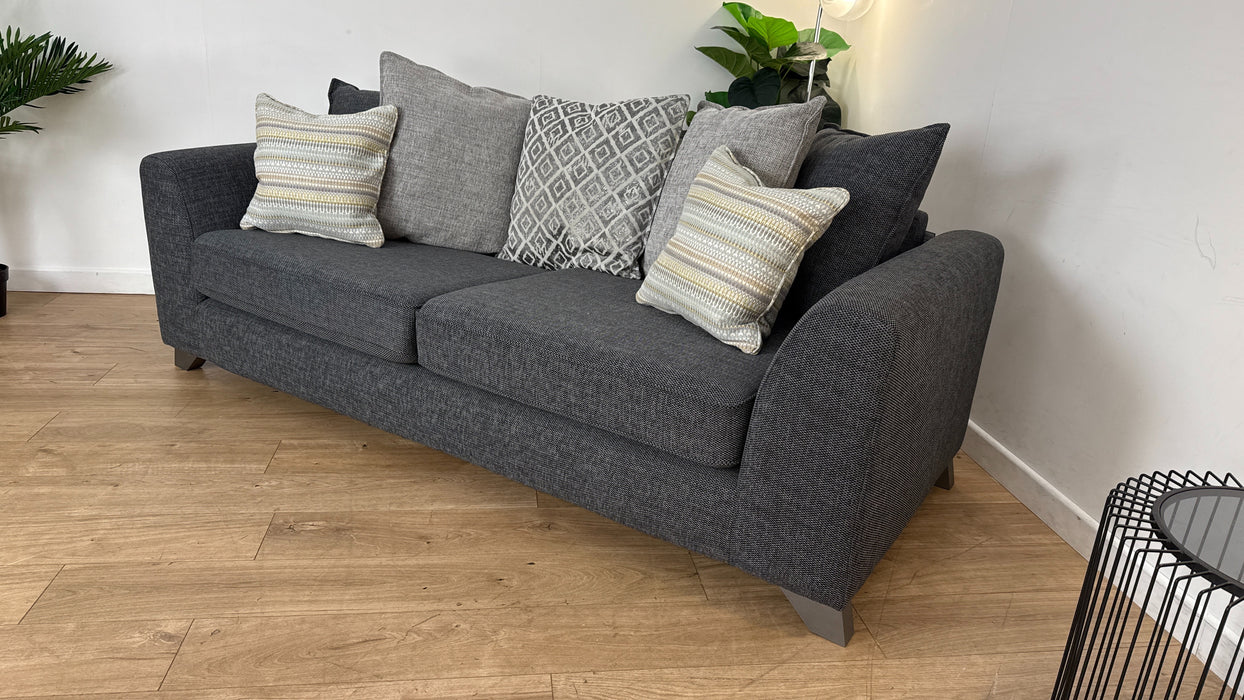 DFS Lorella 4 Seater Sofa in Black
