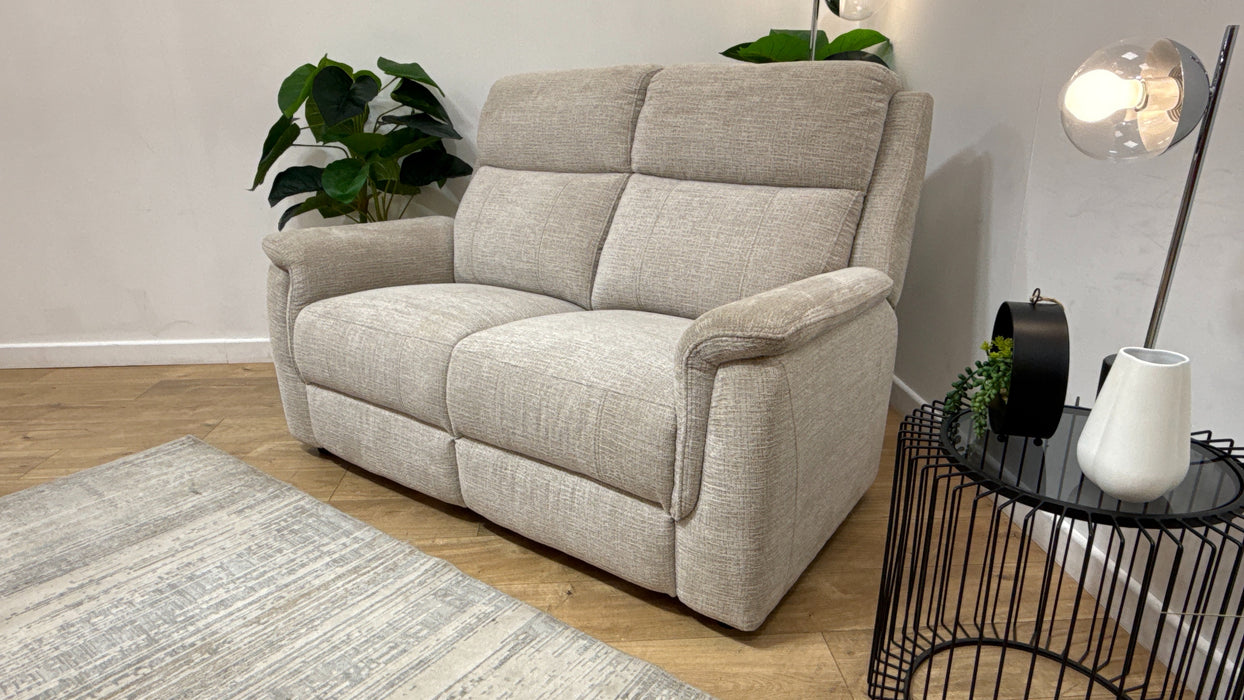 Sofology Bradie Fabric 2 Seater in Woven Chenille Linen