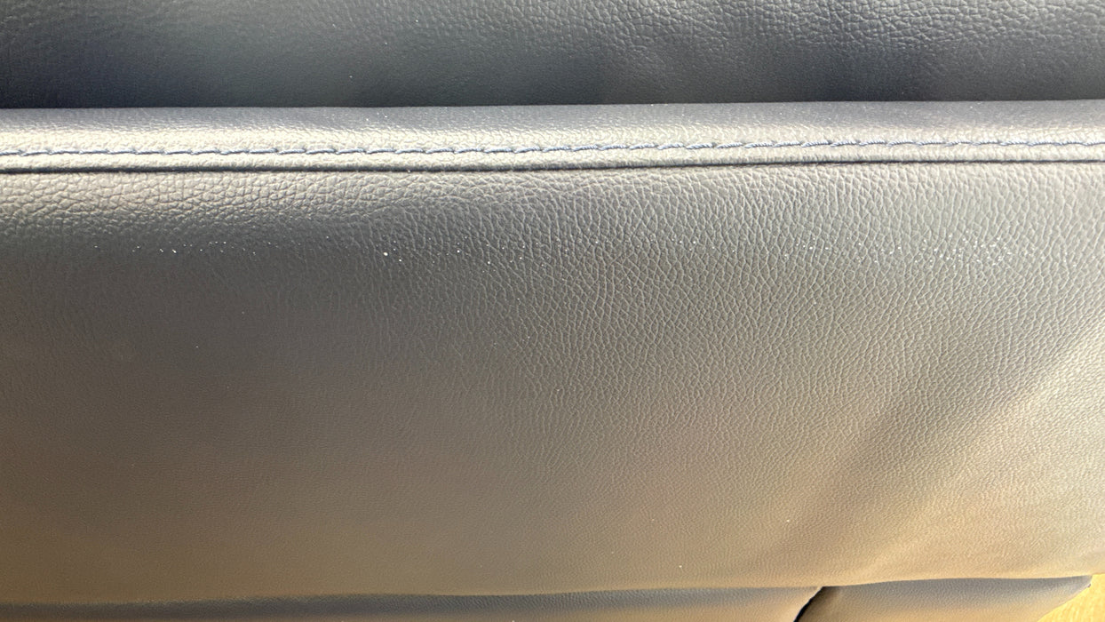 DFS Tristan Leather 3 Seater in Blue