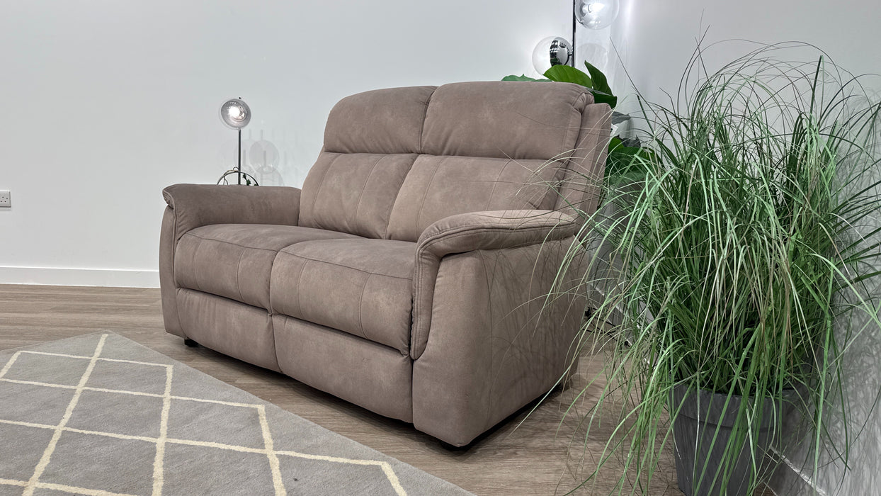 Sofology Bradie Fabric 2 Seater in Lifestyle Flecked Nutmeg