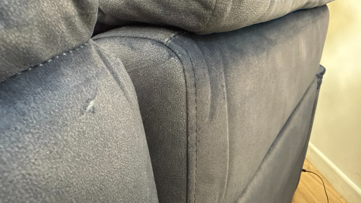 Sofology The Hugo 2.5 Seater Fabric Recliner Sofa in Lifestyle Flecked Navy