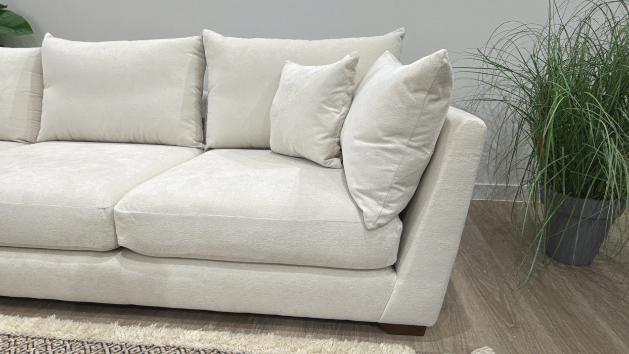 Sofology Tallulah Fabric 2 Corner 2 in Lifestyle Plush Chenille Mist