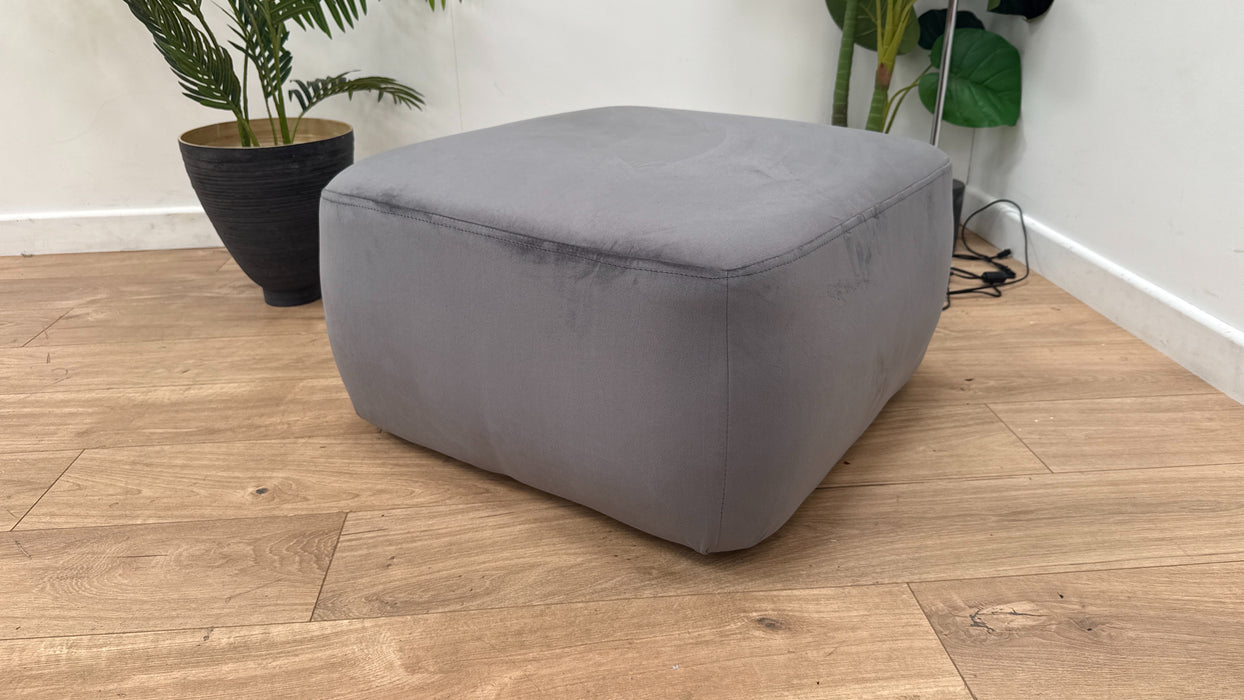 DFS Darcy Large Footstool in Steel