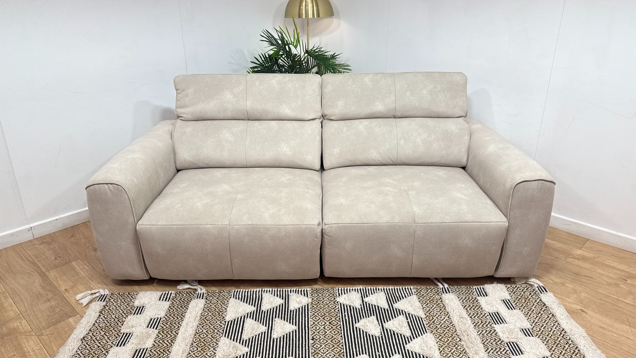 Sofology Riviera Fabric Motion Chaise in Lifestyle Flecked Ivory