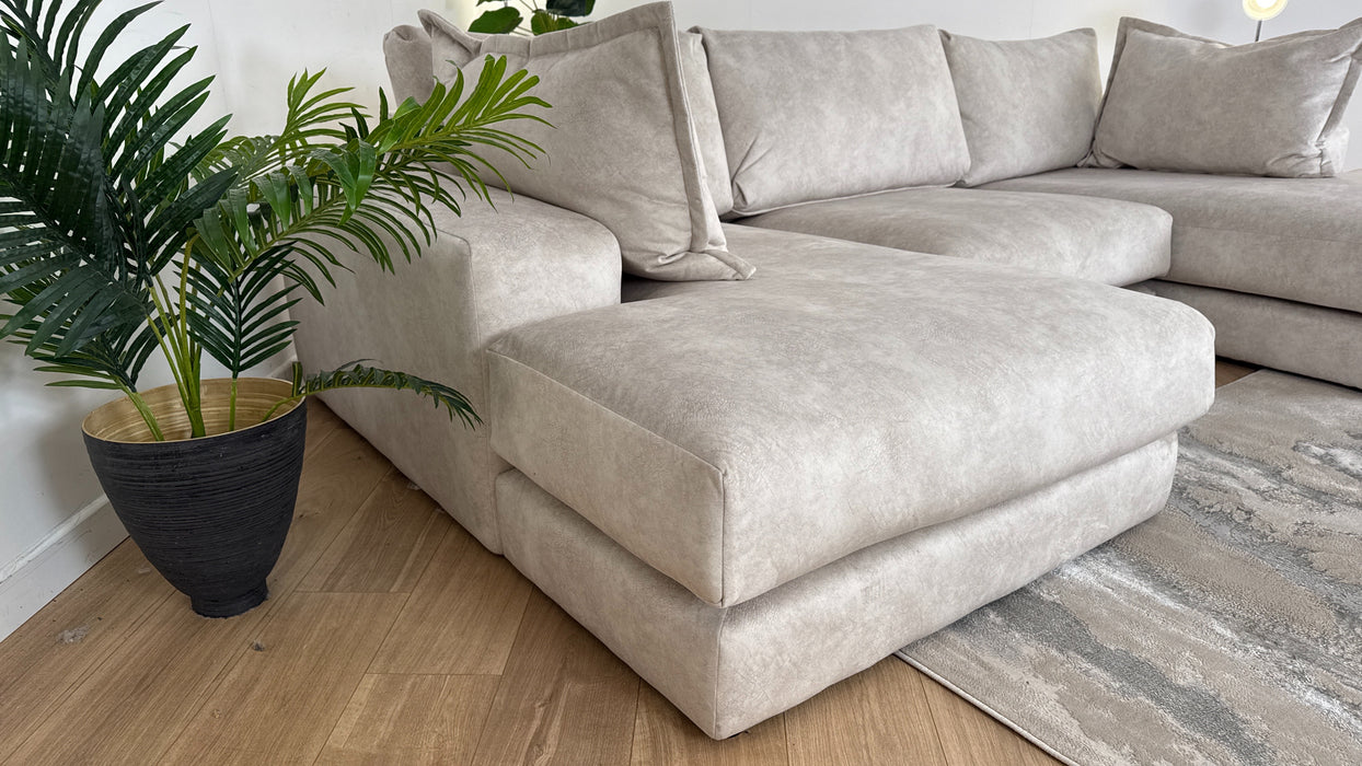 Rest Double Chaise Fabric Sofa