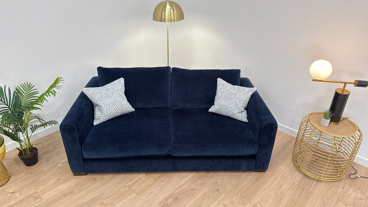 Majestica 3 Seater - Chenille Navy