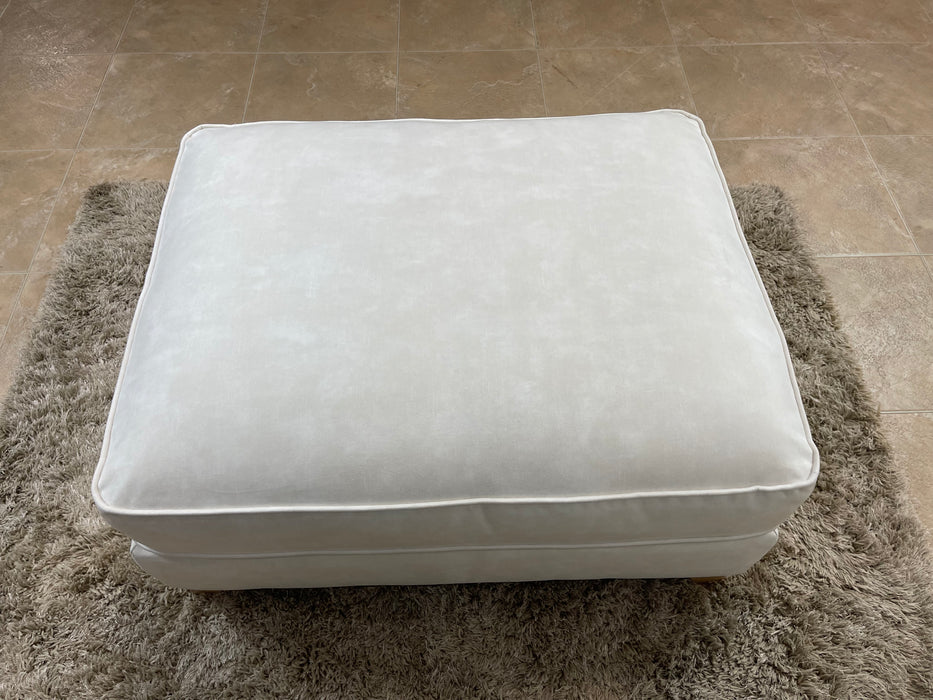 Bartelli Fabric Storage Footstool - Sublime Pearl (WA2)