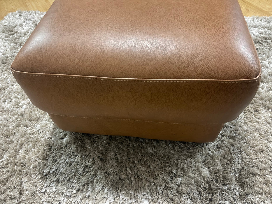 Santino Leather Footstool Apollo Tan (WA2)