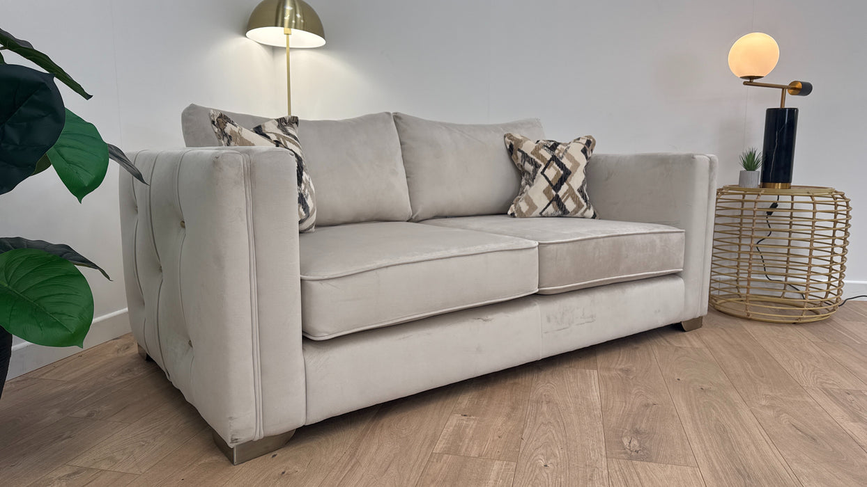 Titan 3 seater - Fabric - Festival Cream/Natural Mix