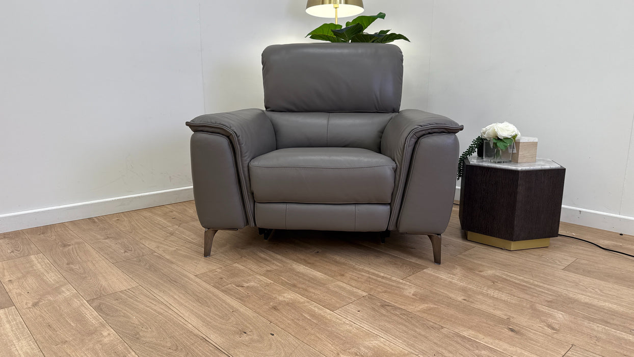 DFS Auberon Leather Recliner Chair